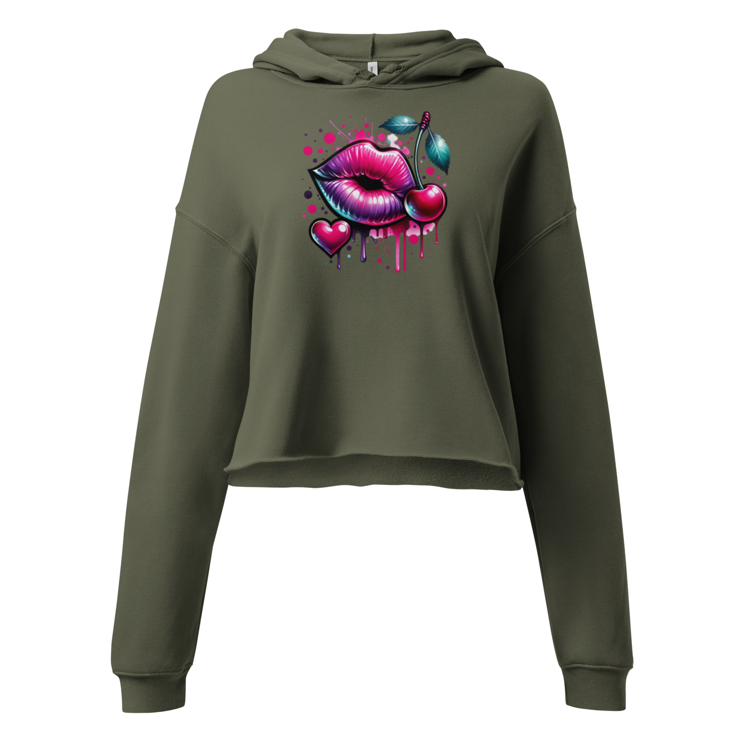 Only Sassy Lip - Women's Cropped Hoodie