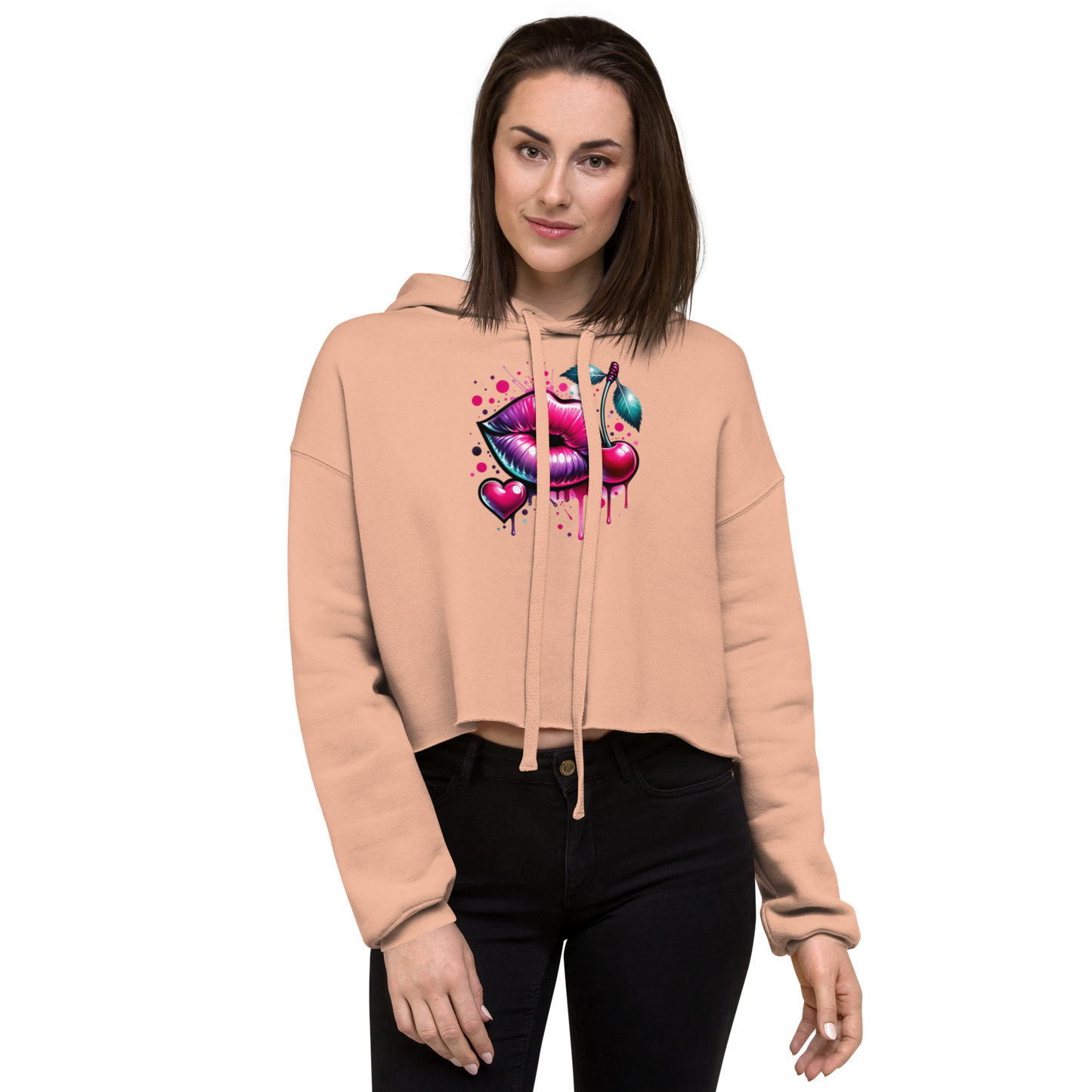 Only Sassy Lip - Women's Cropped Hoodie