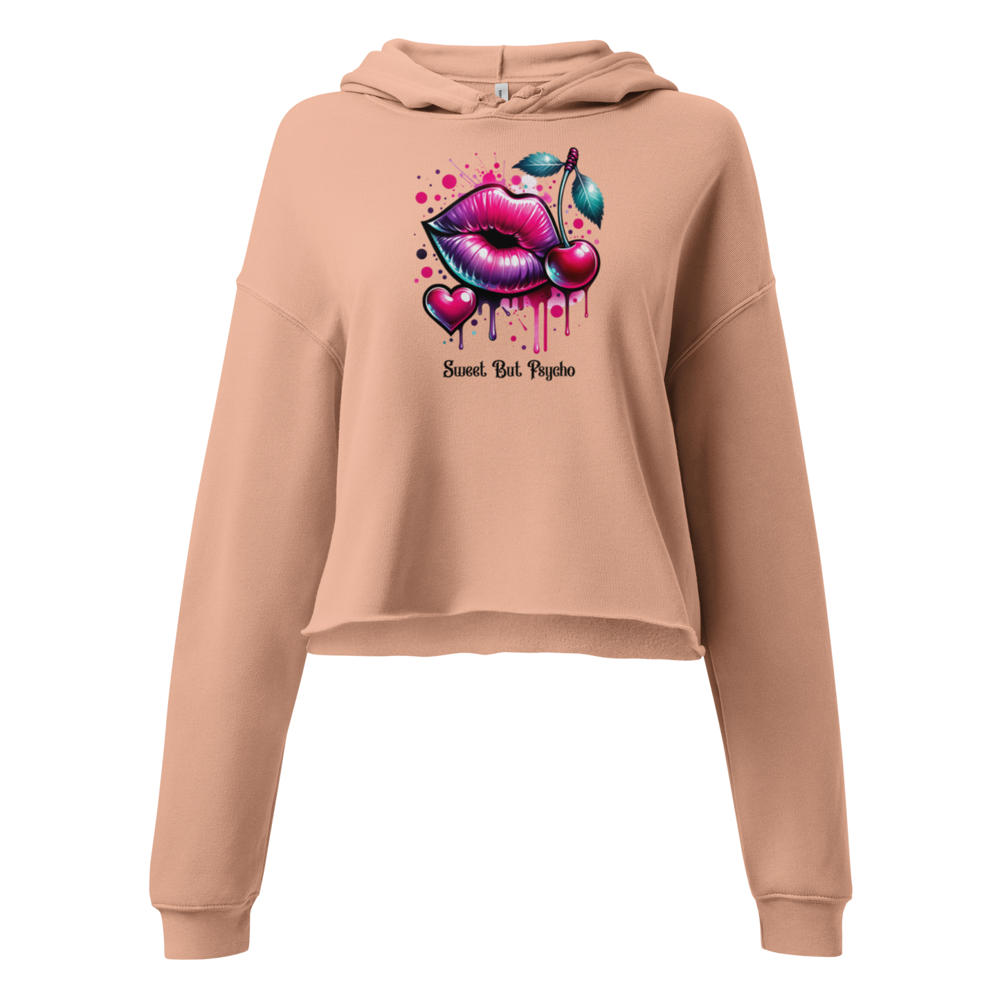 Sweet But Psycho - Women's Cropped Hoodie