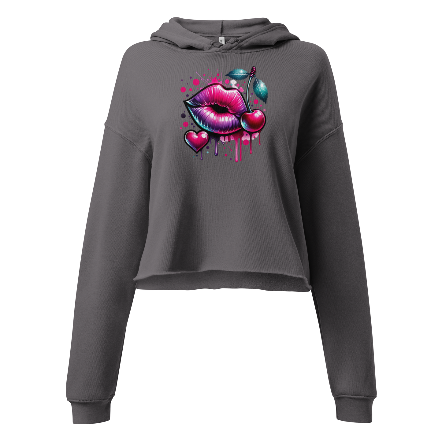 Only Sassy Lip - Women's Cropped Hoodie