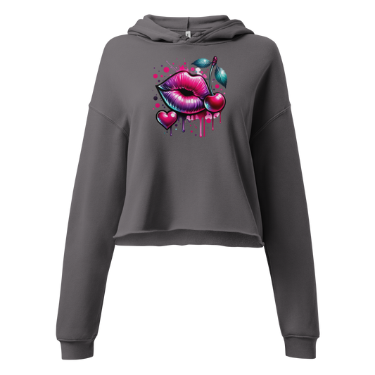 Only Sassy Lip - Women's Cropped Hoodie