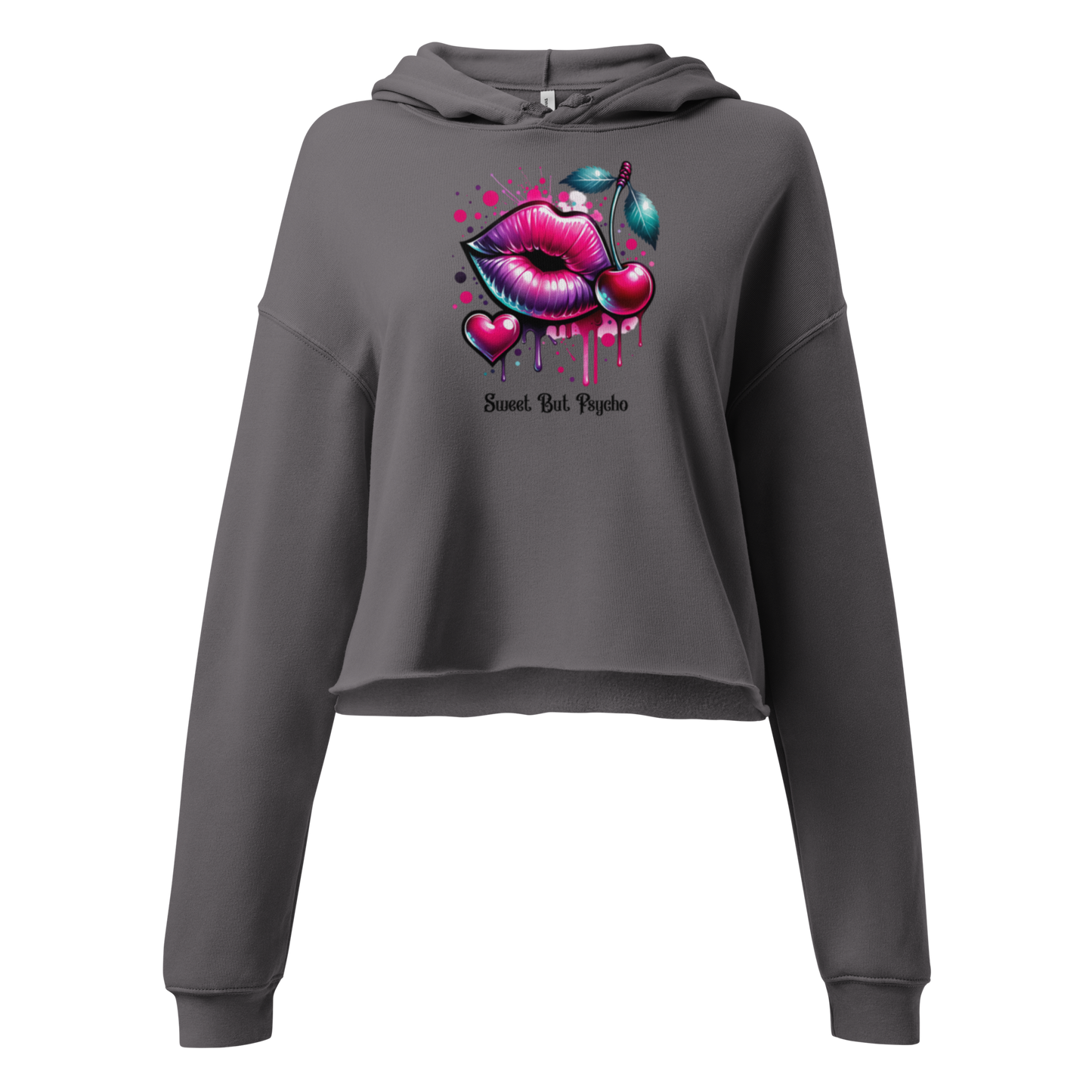 Sweet But Psycho - Women's Cropped Hoodie